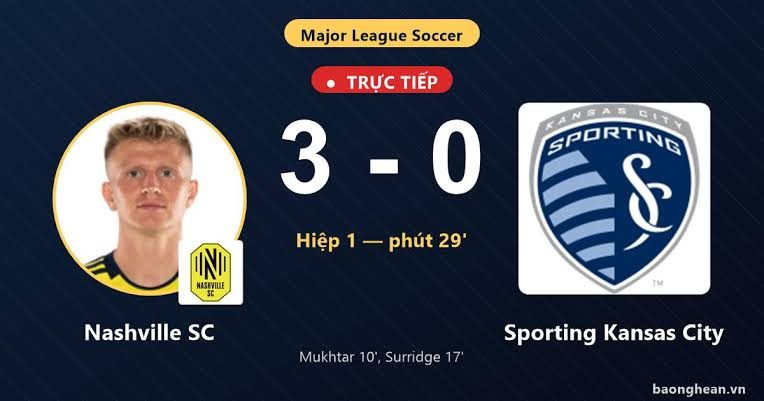 Nashville SC vs Sporting KC 3-0